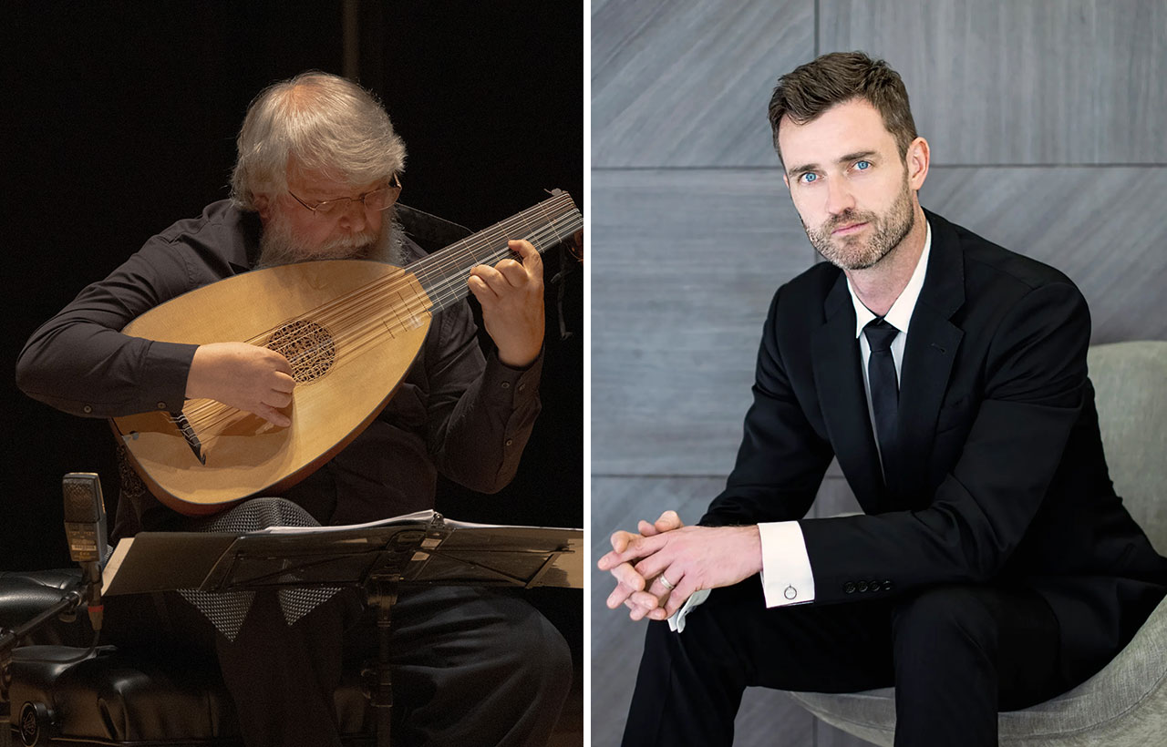 Lutenist Paul O'Dette and tenor Aaron Sheehan
